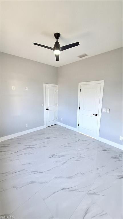 Full bathroom with walk in shower and vanity
