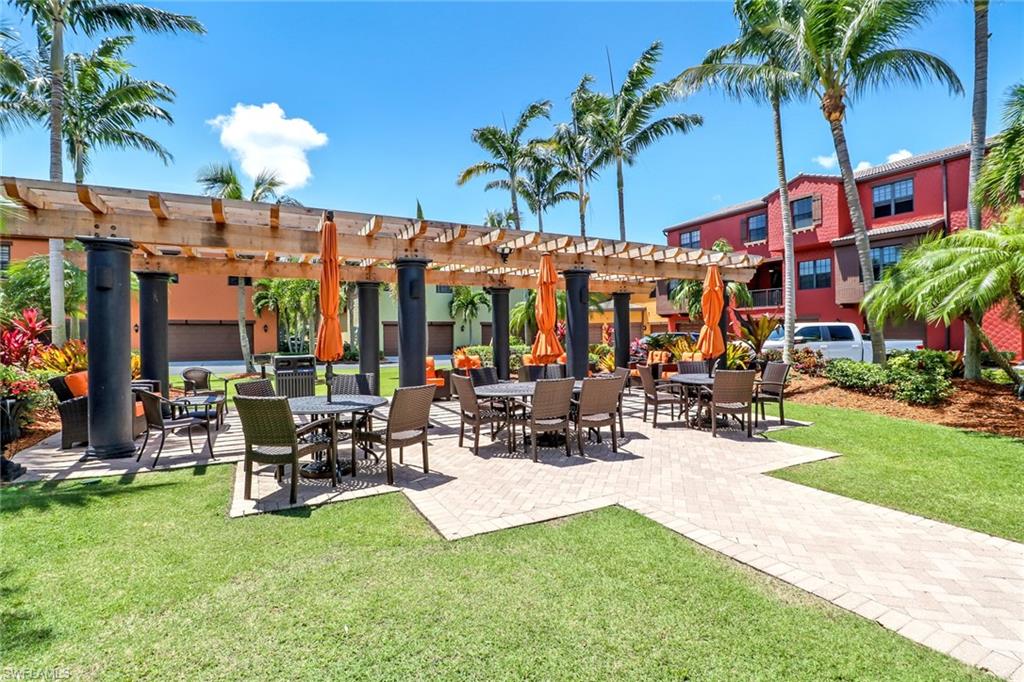 View of patio / terrace with a pergola