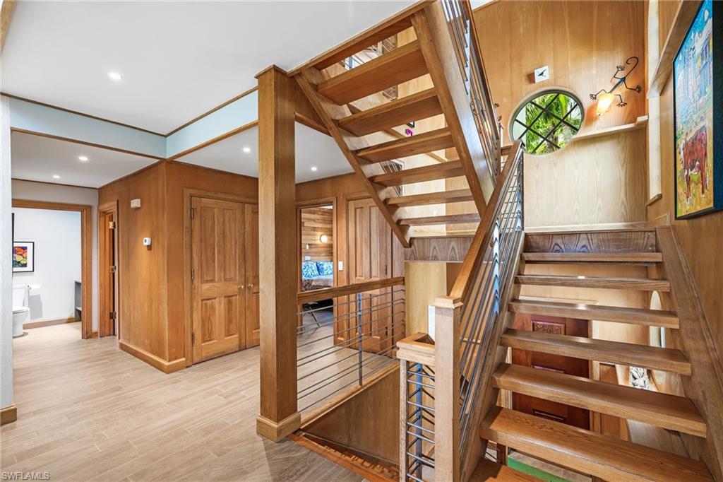 Steps from front door into main area with tile flooring throughout