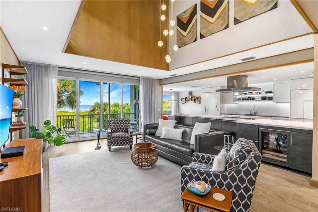 Great Room with stunning view of the Gulf