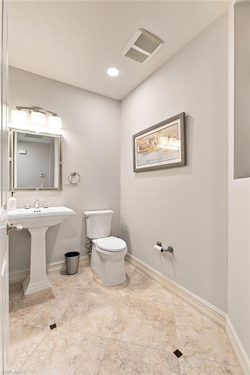 3rd bedroom is utilized as an office.