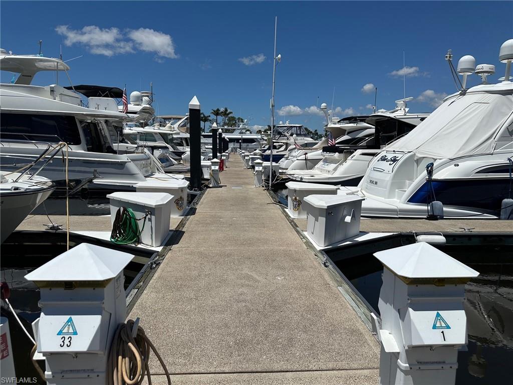 View of dock area