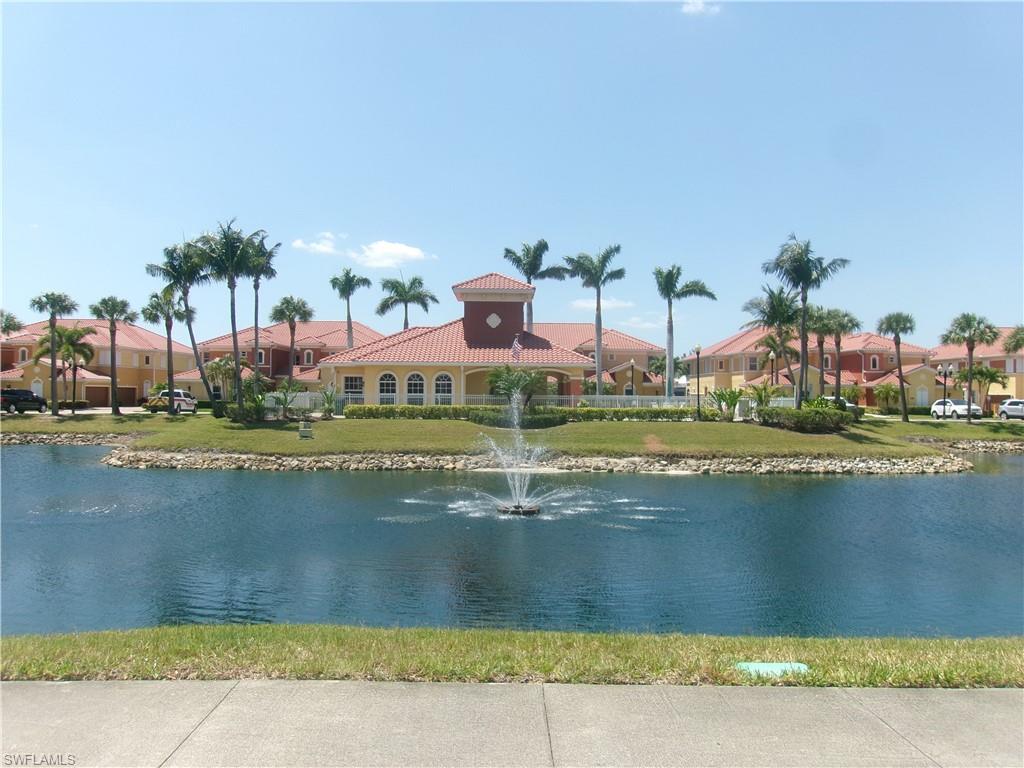 Property view of water with a residential view