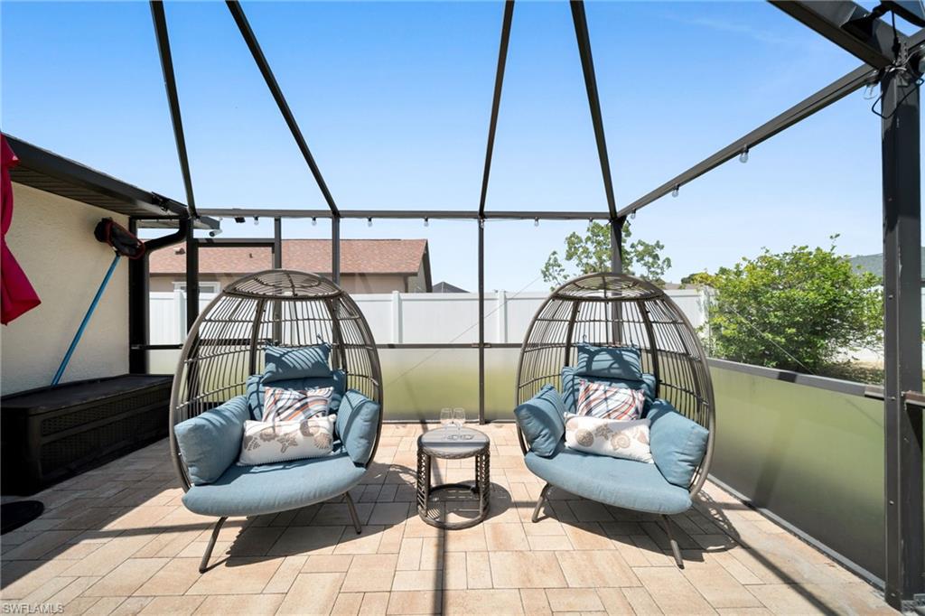View of patio