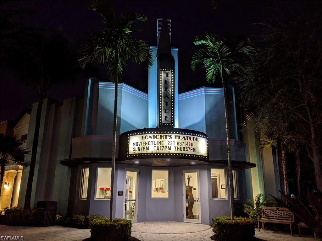 View of property at night