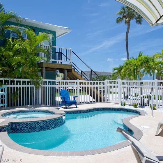 View from Private pool and patio area perfect for outdoor living - Virtually Edited Image