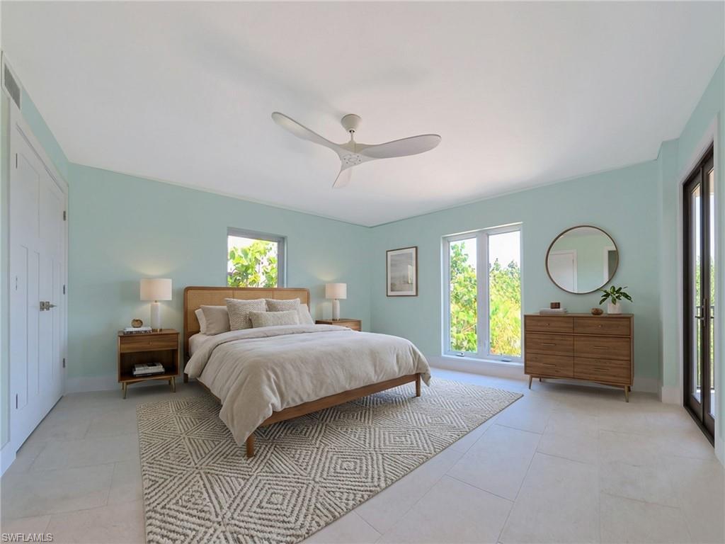 Guest bedroom 1 - virtually staged