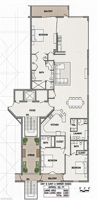 Floor plan of Royale Tern 204