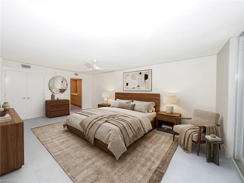 Primary Bedroom - virtually staged