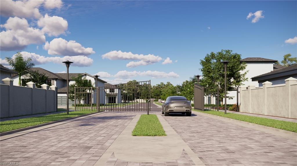 Architectural RenderingSecure, Gated Community Entrance