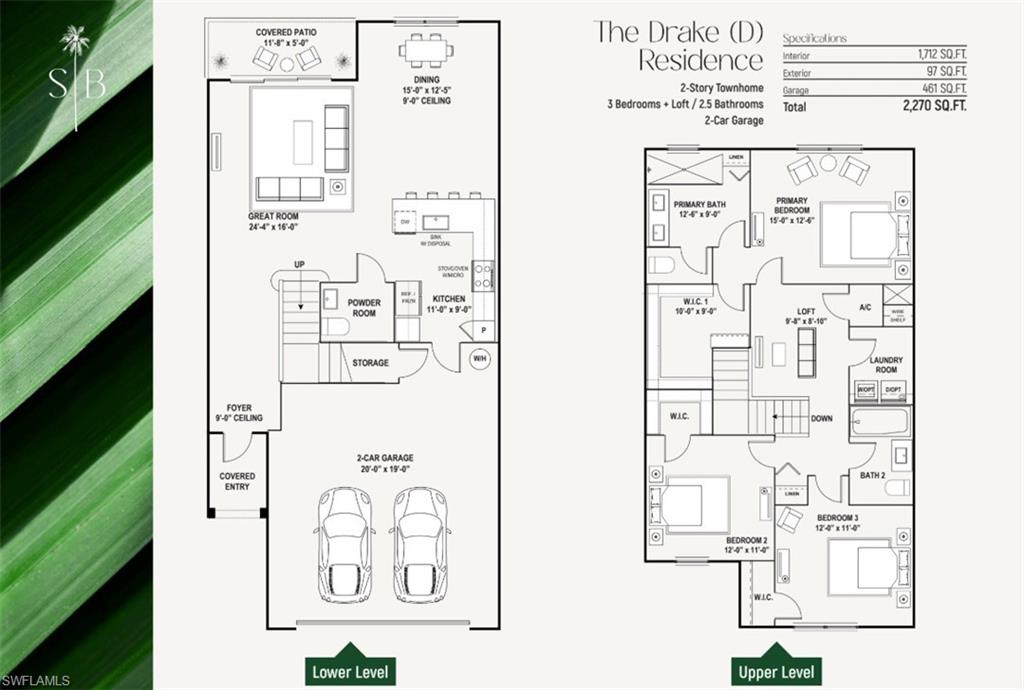 Architectural rendering of plat siteplan