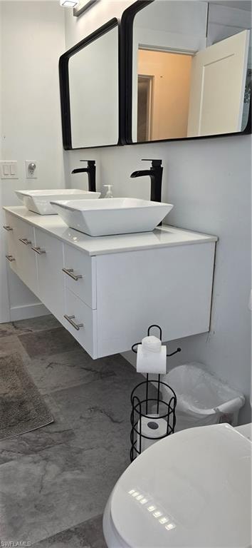 Half bath featuring vanity