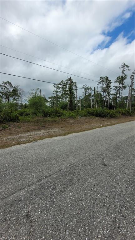 View of asphalt road
