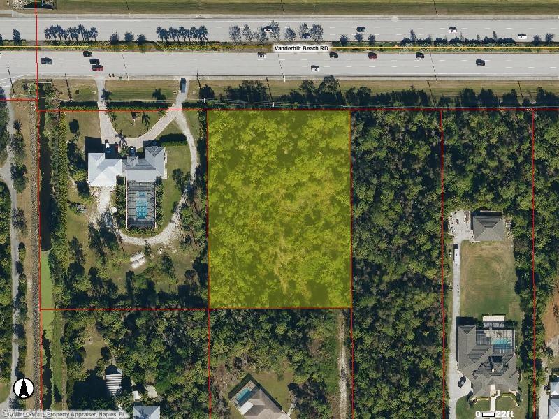 Aerial view of property's location featuring property boundaries highlighted