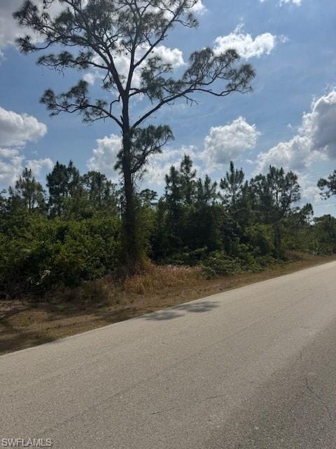 View of asphalt road