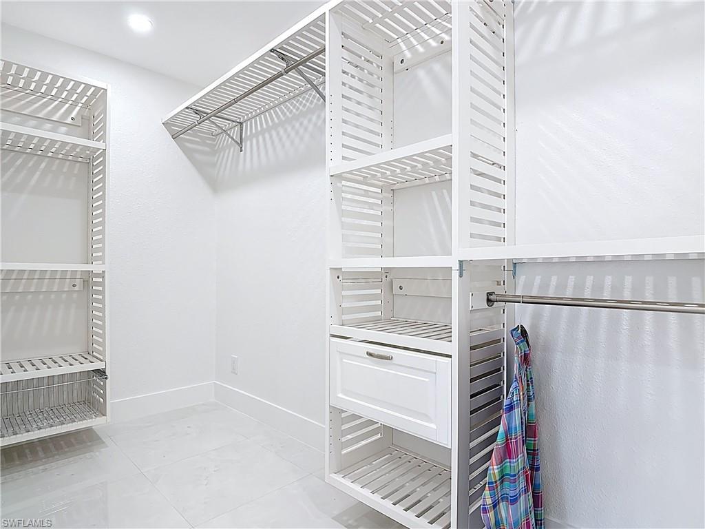 View of spacious closet