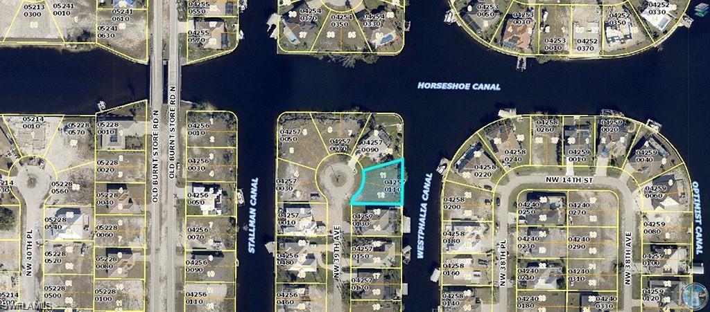 Aerial view of property's location