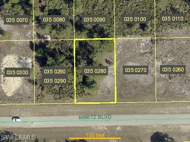 Aerial overview of property's location