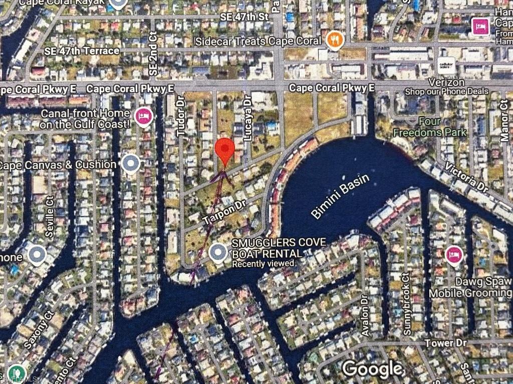 Map of downtown area