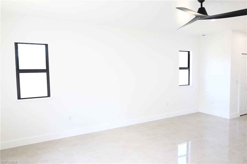View from above of property