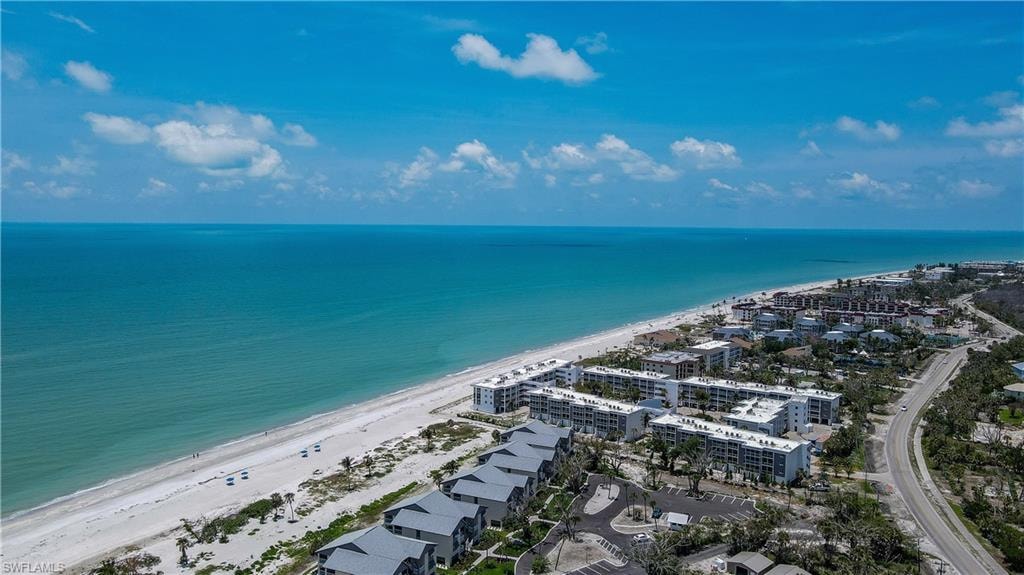 Drone / aerial view of expansive coastline