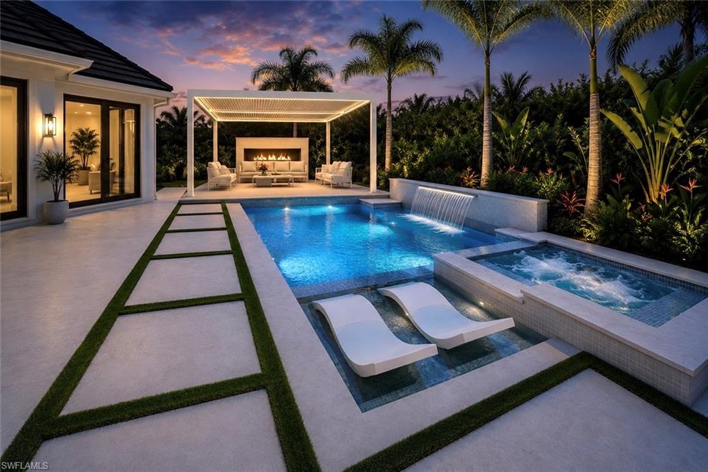 Rendering of the Pool with Pergola