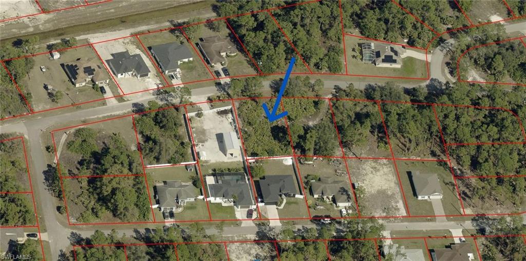 Map / location featuring property parcel outlined