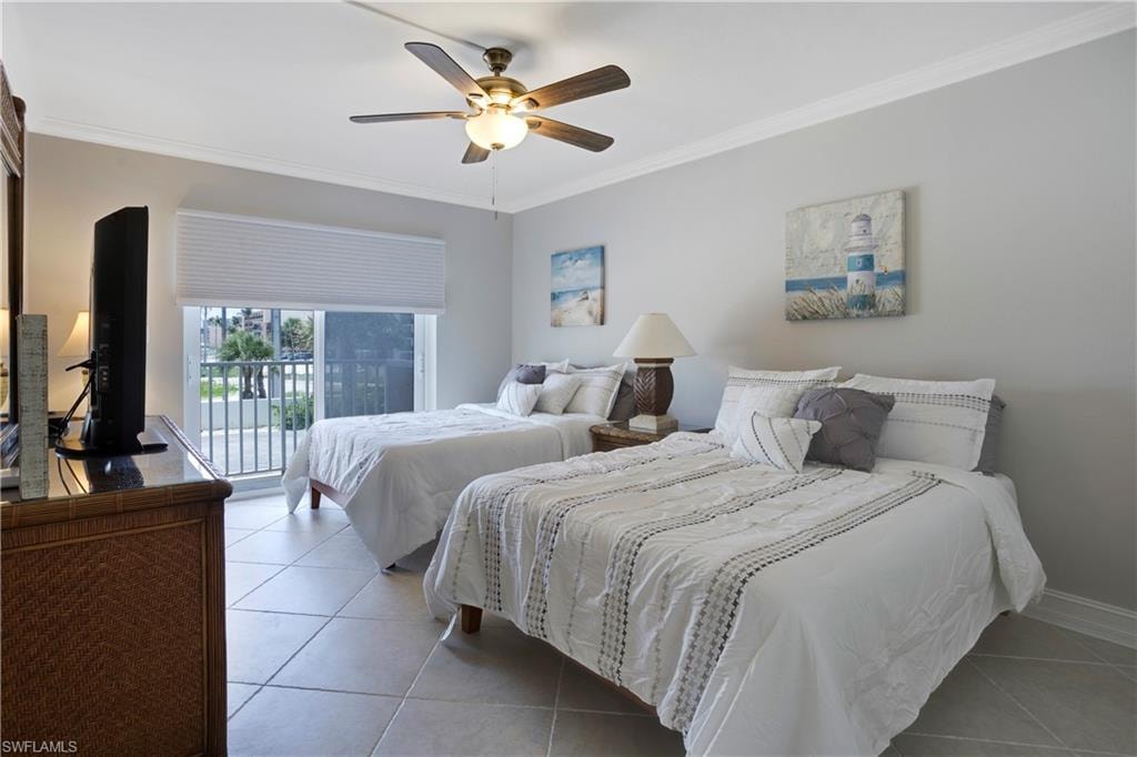 Spacious guest bedroom