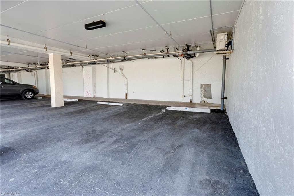 Covered garage #41 included