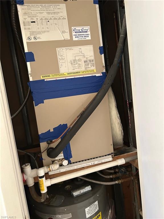 A/C AND HOT WATER TANK