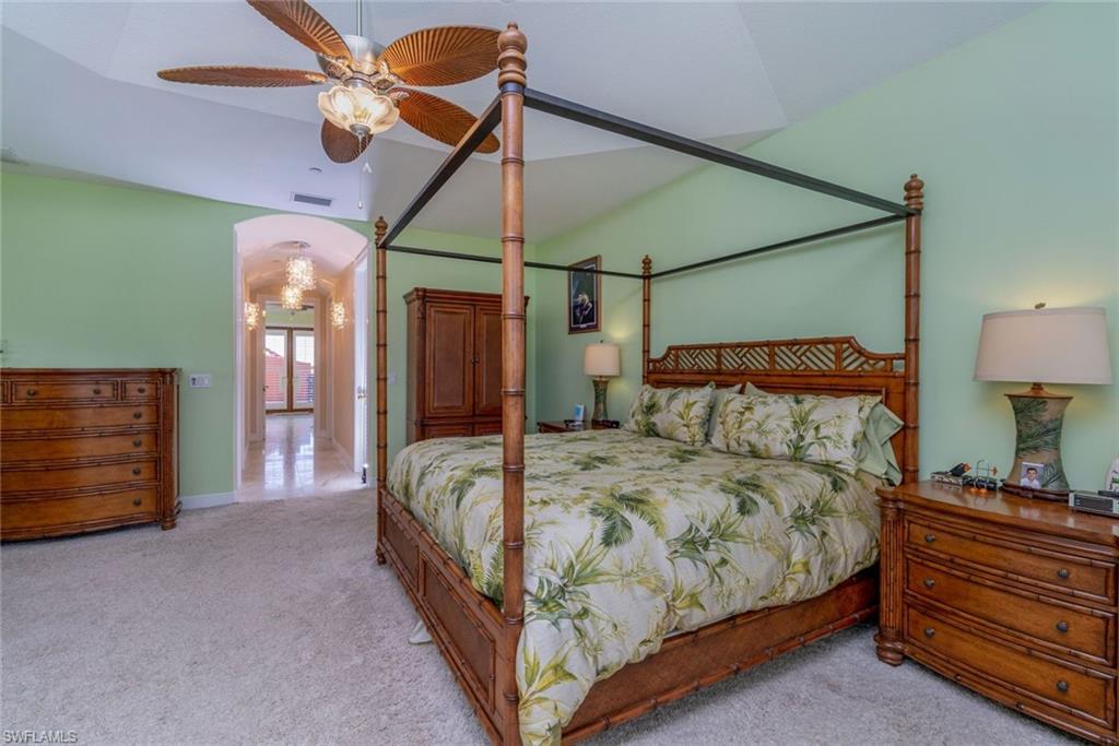 Master Bedroom Upstairs with 3 custom closet and ensuite bathroom