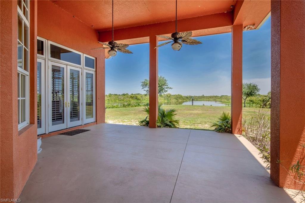 Wrap around Veranda with French doors