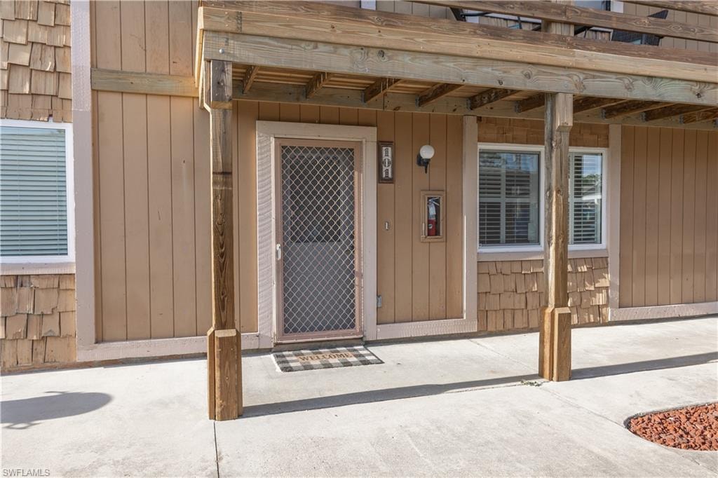 View of entrance to property
