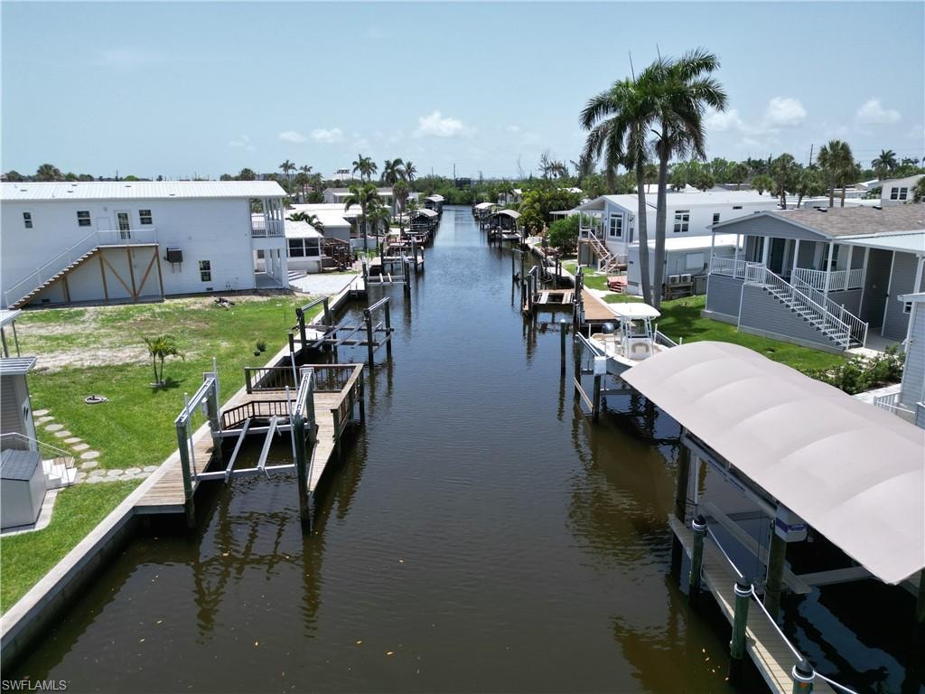 View down the canal.