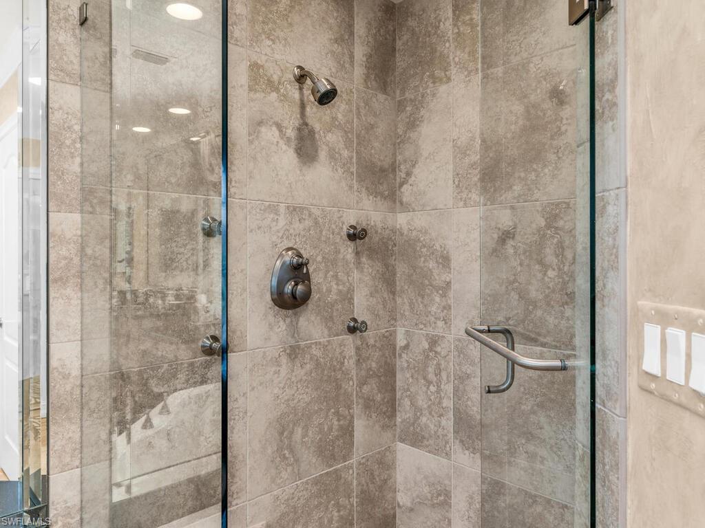 Room details with walk in shower