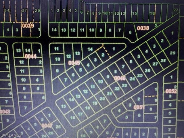 Map of parcels