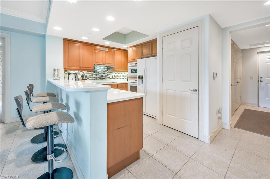 Clean open kitchen