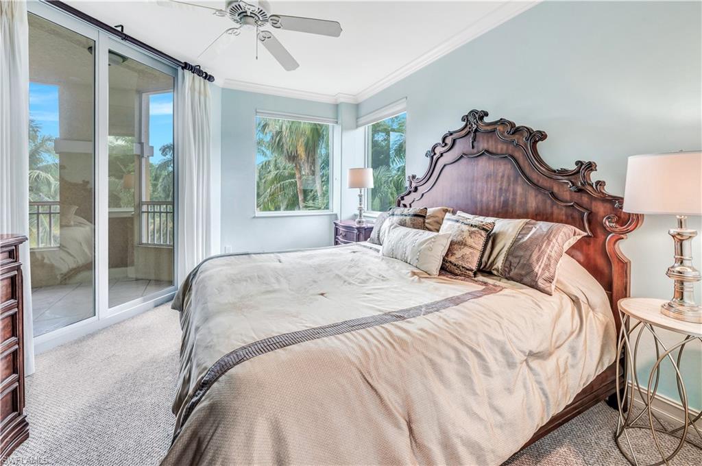 Screened balcony access from bedroom