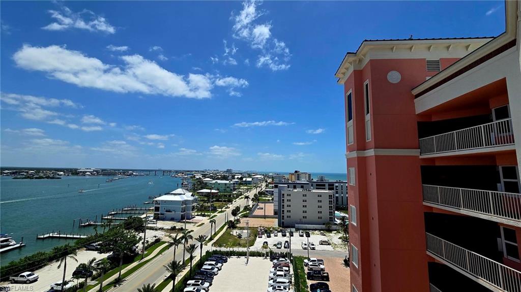 Water view with nearby urban area