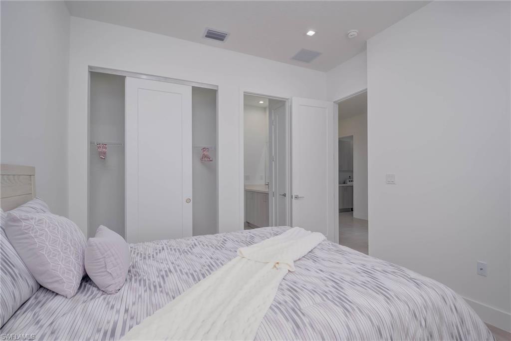 Bedroom with a closet