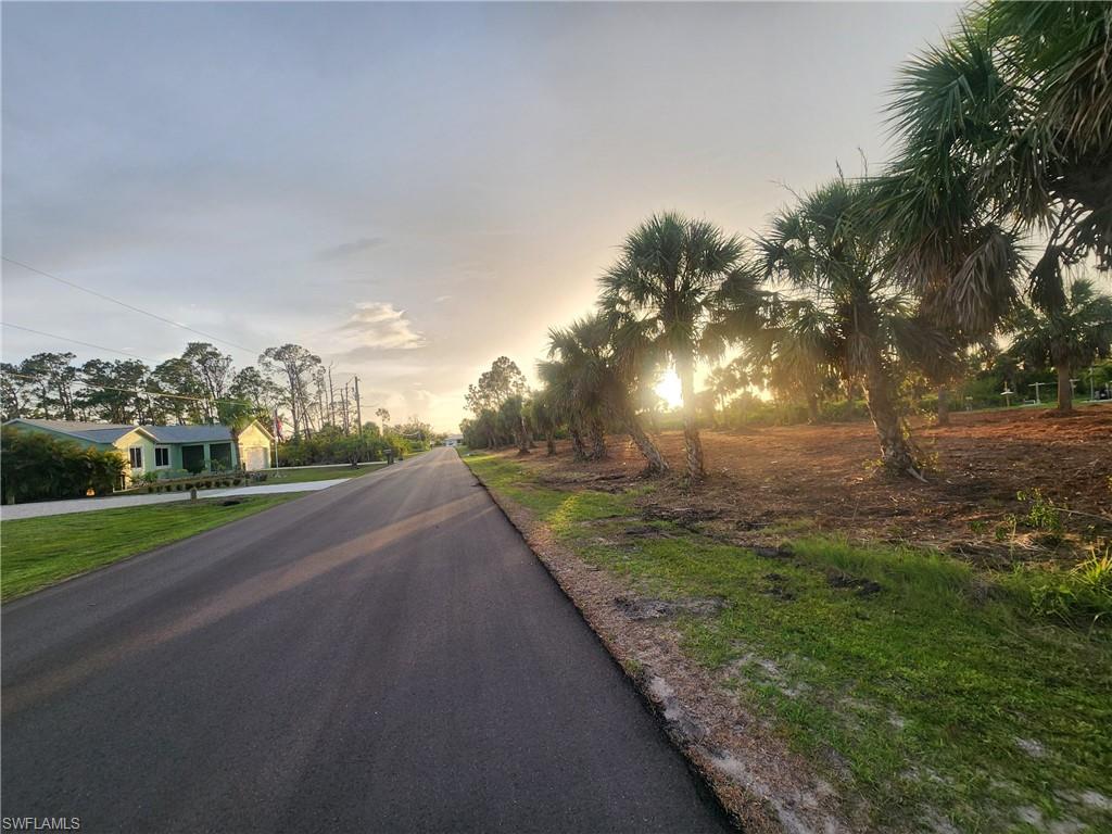 View of asphalt road
