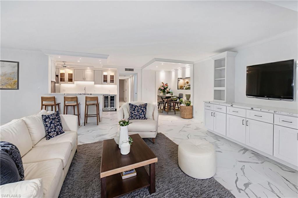 Virtually staged to show furniture options
