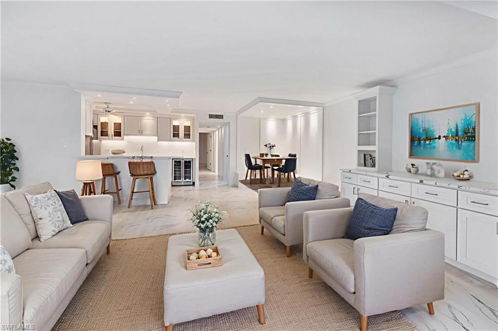 Virtually staged to show furniture options