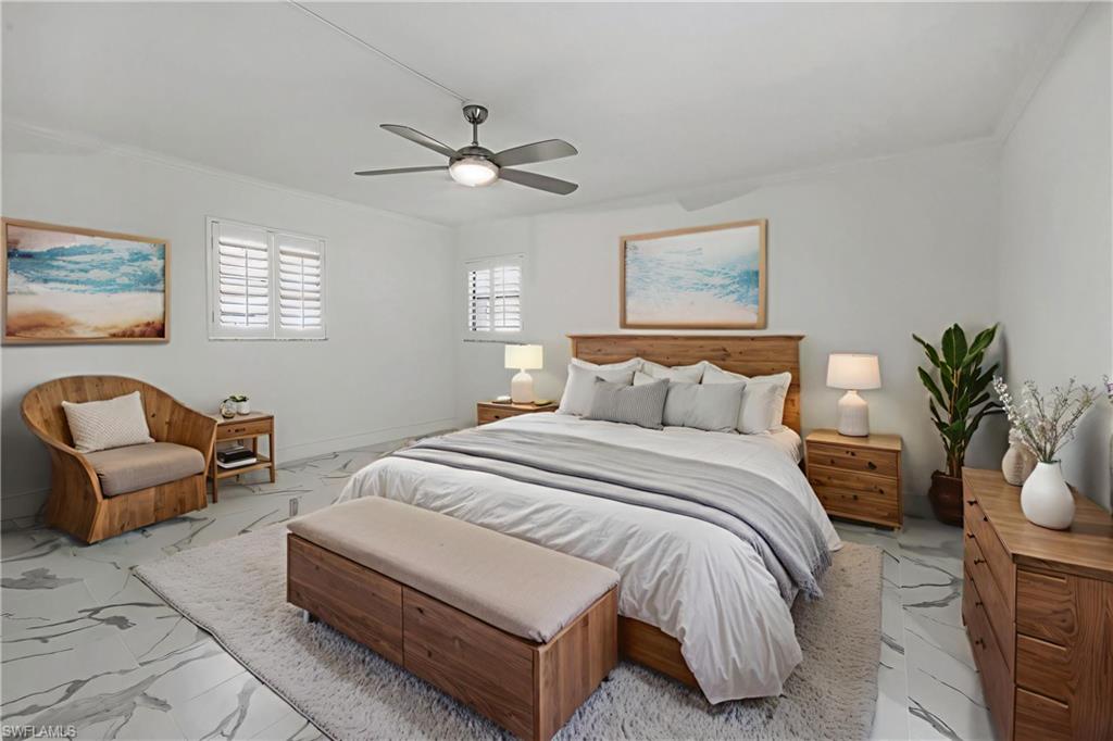 Virtually staged to show furniture options