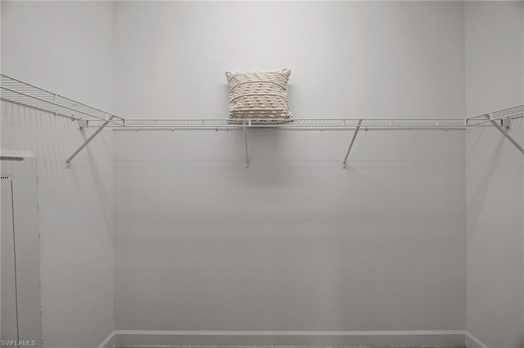 View of spacious closet
