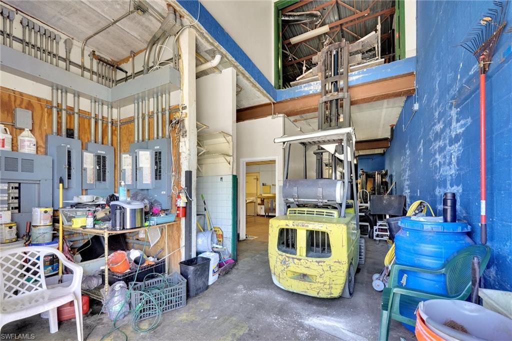 Loading Dock w/ Forklift On Ground Floor & 2nd Floor