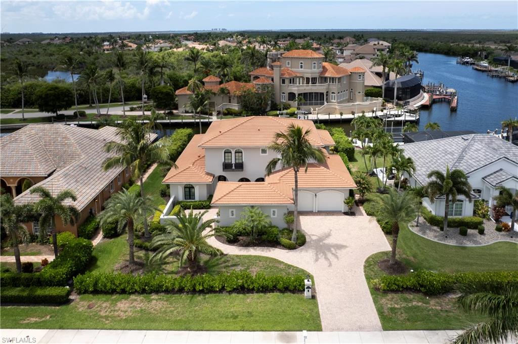 Aerial perspective of property, looking South