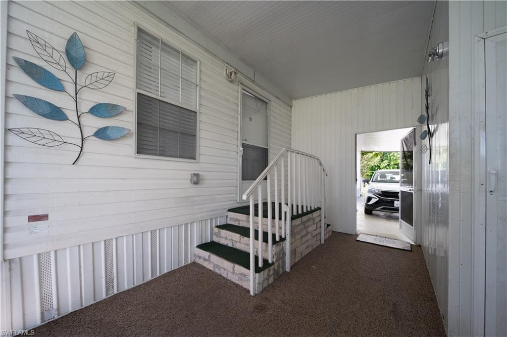 Doorway to property