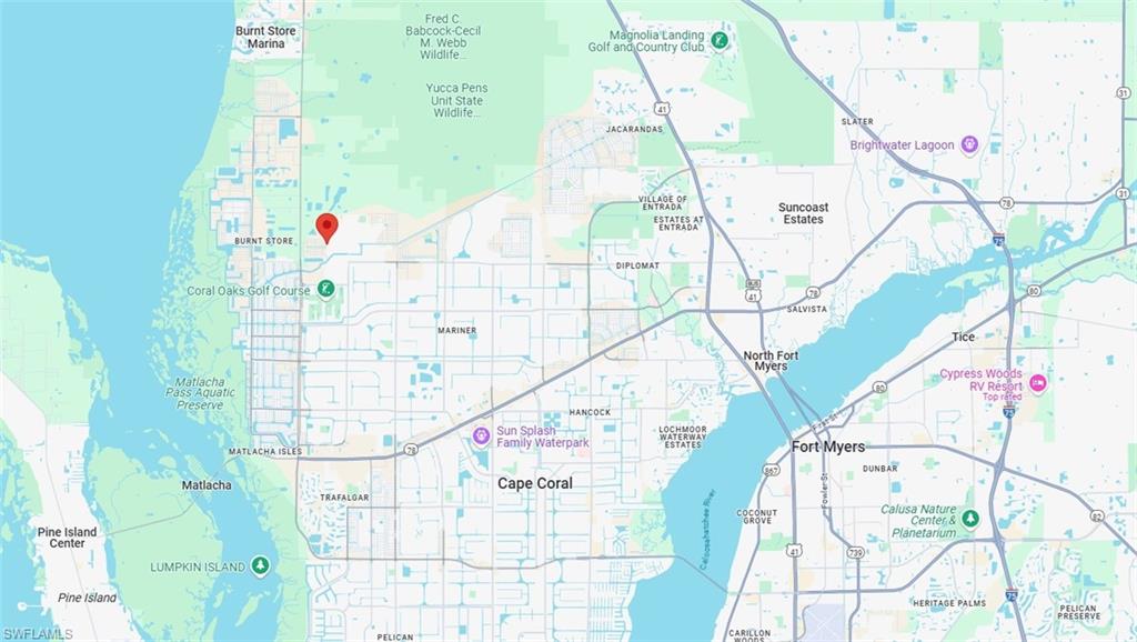 Map of property with streets / nearby areas