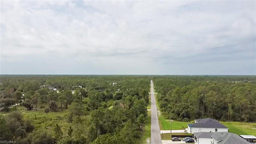 Drone / aerial view of a heavily wooded area